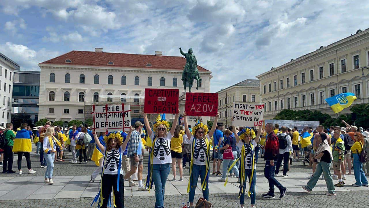 Зображення посту: У Німеччині встановили трибуни зруйнованого стадіону з Харкова