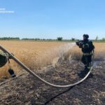 Зображення посту: Ворог навмисно знищує пшеничні поля на Донеччині