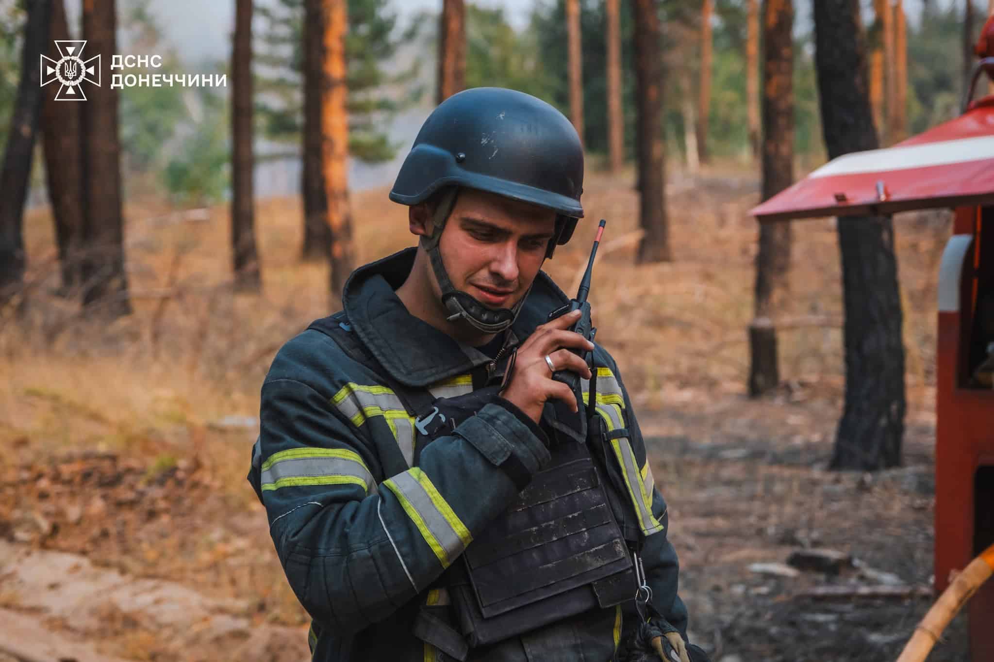 Зображення посту: На Донеччині через дев’ять днів вдалося ліквідували лісову пожежу