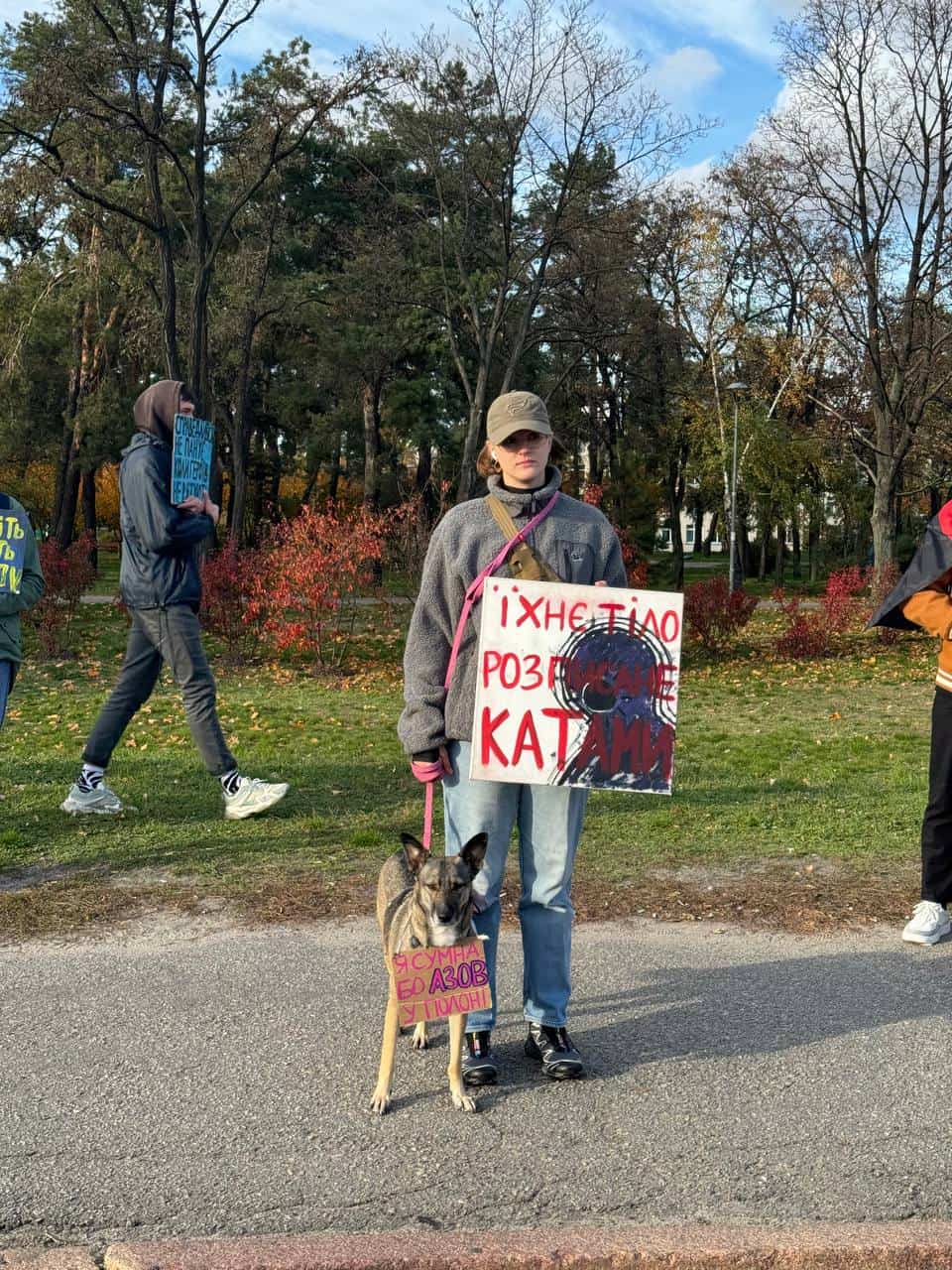 Зображення посту: У Києві пройшла акція на підтримку військовополонених