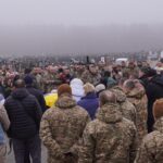 Зображення посту: На Київщині попрощались із загиблим захисником Денисом Сакуном, який родом з Луганщини