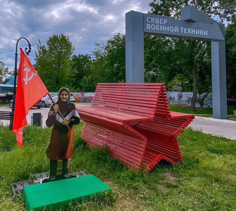 Зображення посту: Прославляють агресію: росіяни встановлюють пам’ятники, присвячені війнам