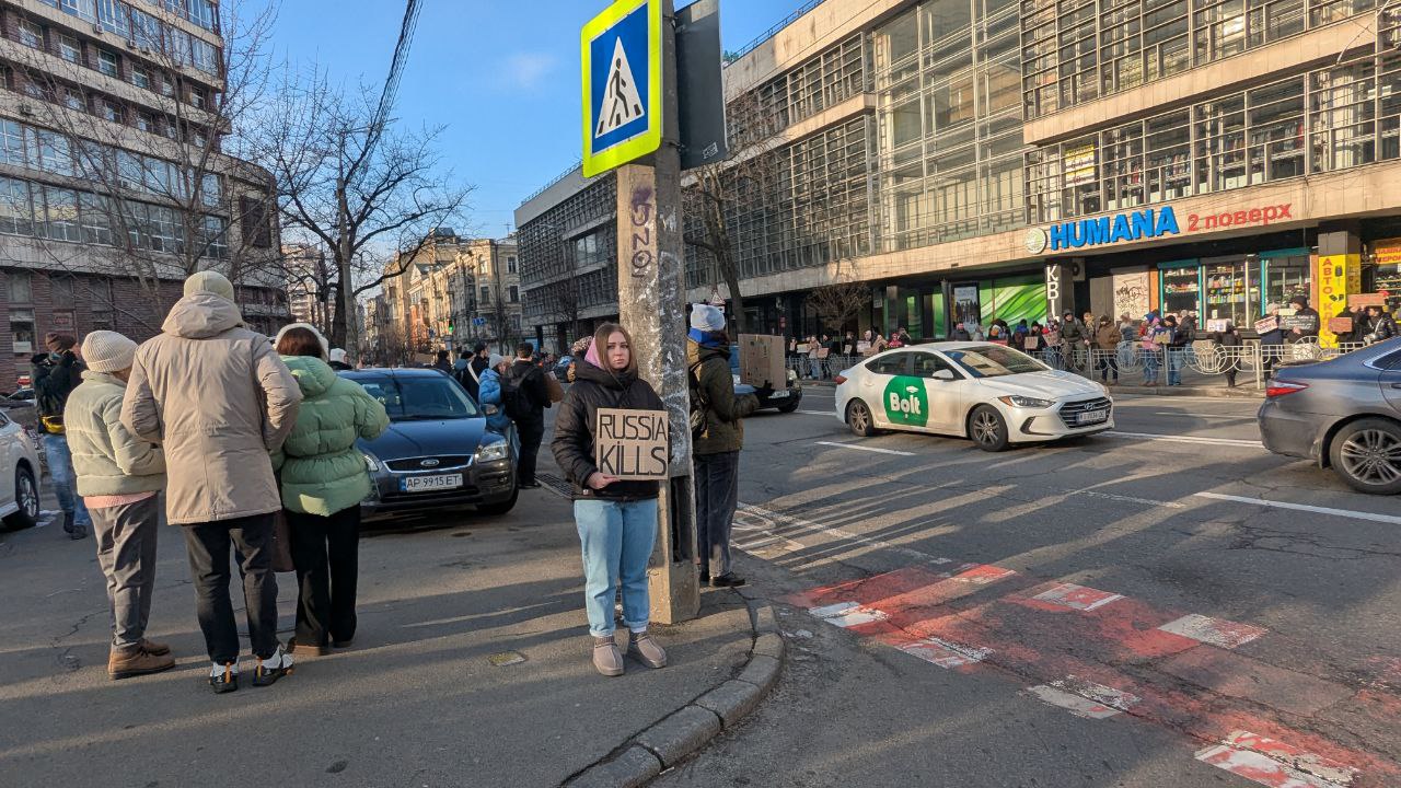 Зображення посту: У Києві пройшла акція на підтримку військовополонених та зниклих безвісти