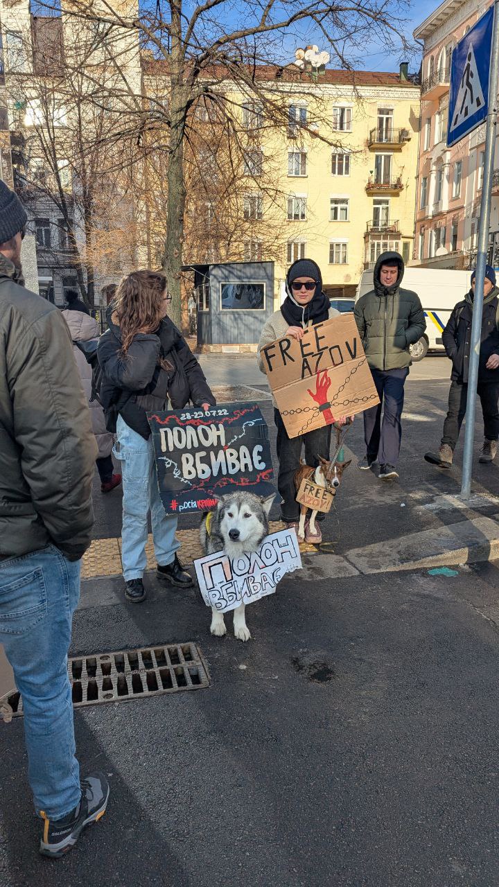 Зображення посту: У Києві пройшла акція на підтримку військовополонених та зниклих безвісти