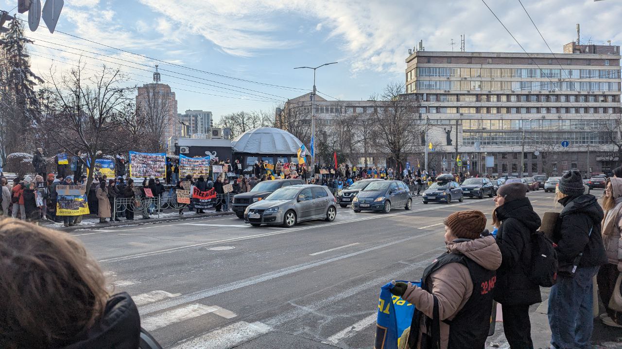 Зображення посту: У Києві пройшла акція на підтримку військовополонених та зниклих безвісти