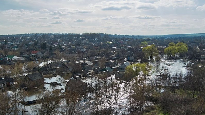 Стаття: У Краматорську підтопило прибудинкові ділянки через паводок