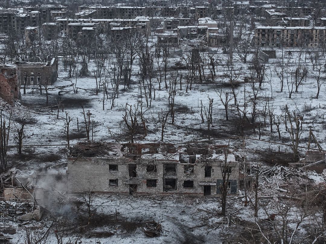 Зображення посту: Фотографи Ліберови показали зруйнований Торецьк