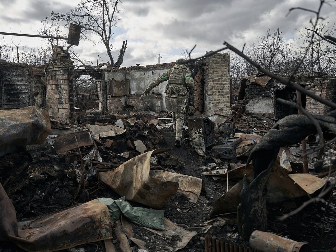 Зображення посту: Фотографи Ліберови показали зруйнований Торецьк