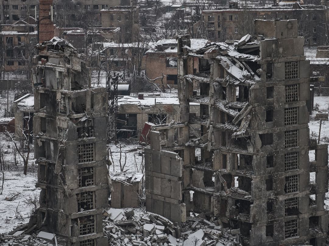 Зображення посту: Фотографи Ліберови показали зруйнований Торецьк