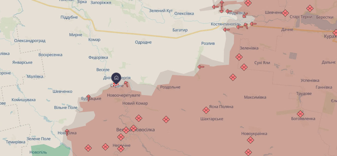 Зображення посту: Російські війська планують вийти до Запорізької області через Донеччину