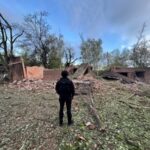 Зображення посту: У Костянтинівці окупанти пошкодили обстрілом церкву та поховання часів Другої світової війни