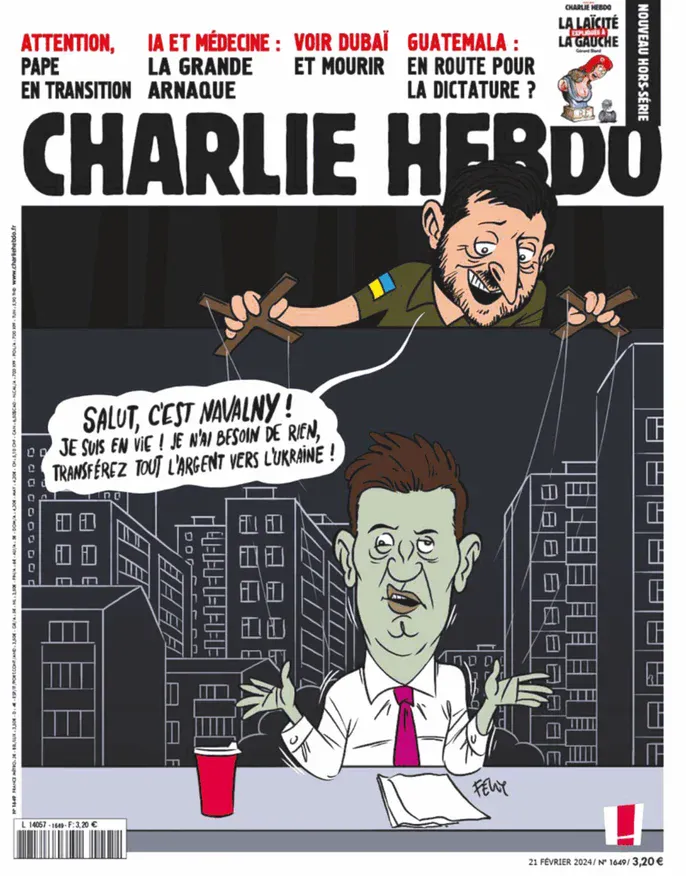 Зображення посту: Французький журнал Charlie Hebdo подає до суду через фейкові обкладинки про Україну