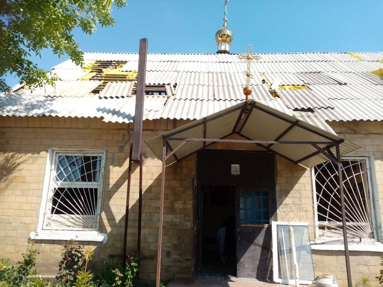 Зображення посту: Окупанти двічі пошкодили обстрілом храм на Донеччині