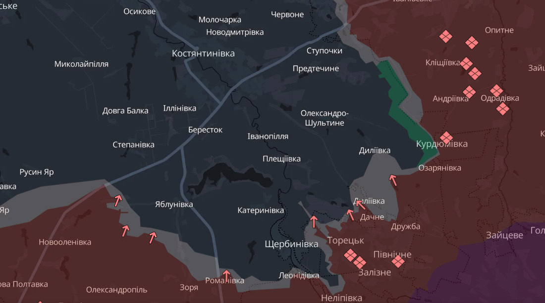 Зображення посту: Росіяни на Торецькому напрямку намагаються контролювати логістичні маршрути