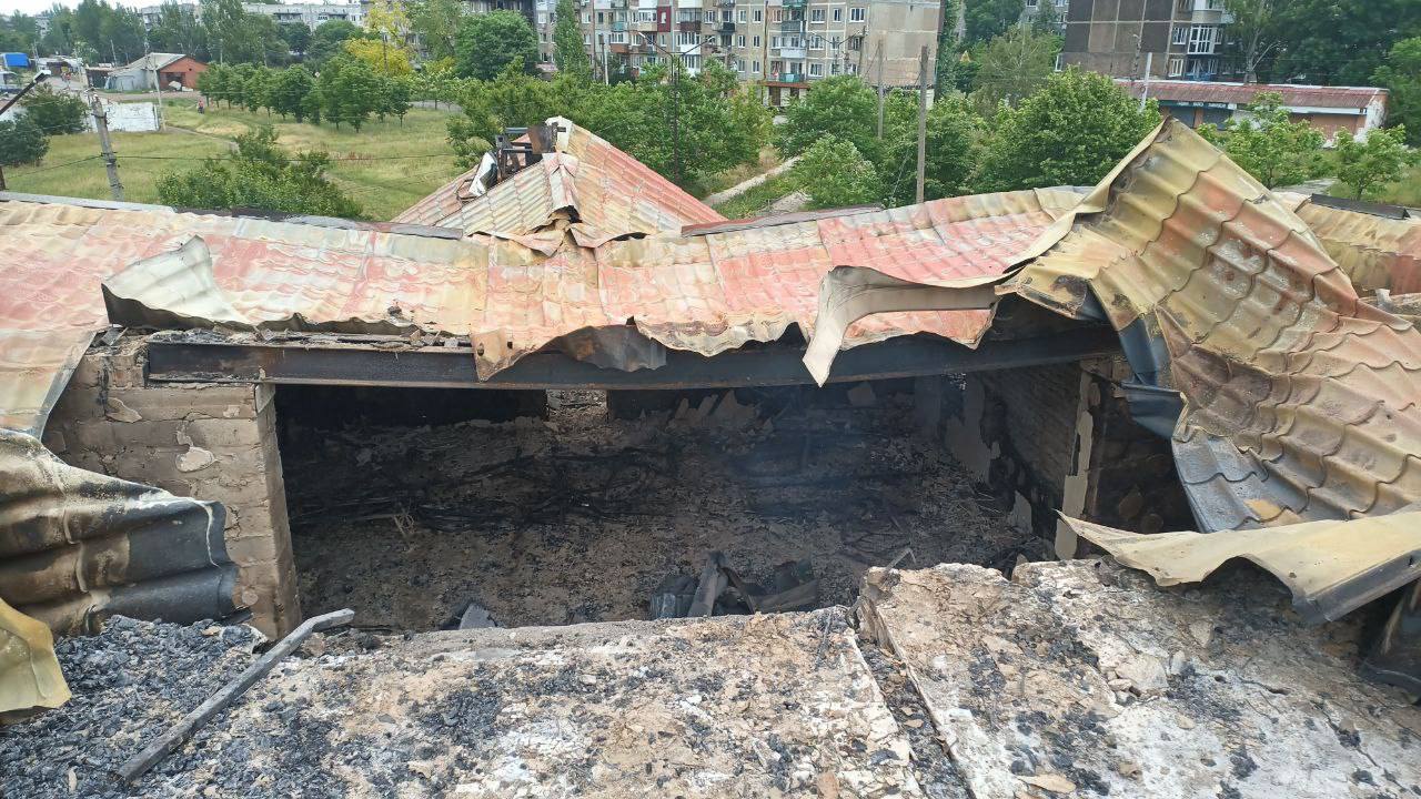 Зображення посту: Окупанти пошкодили обстрілом храм у Мирнограді