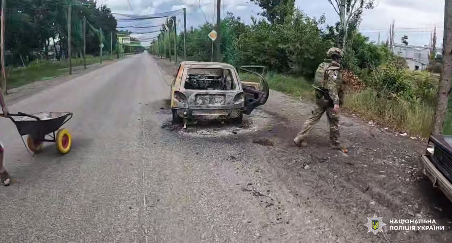 Зображення посту: Поранений поліцейський екіпажу «Білий янгол» проходить лікування після удару дроном у Покровську