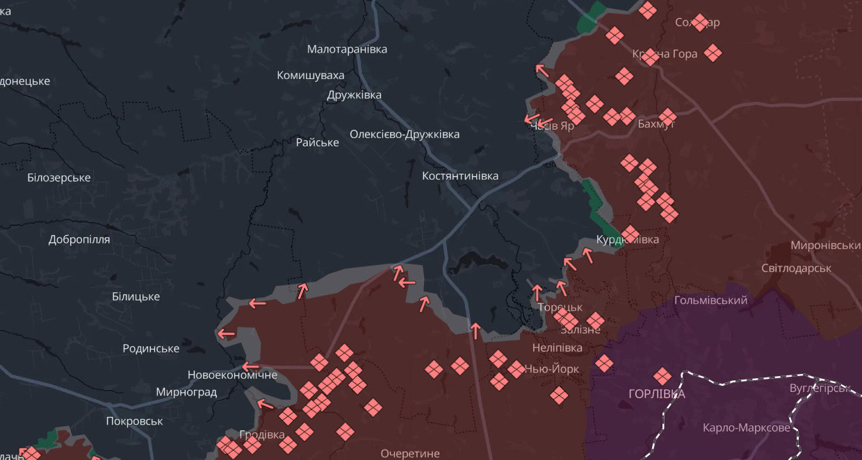 Зображення посту: NYT: Втрата Костянтинівки відкриє Росії шлях до повного захоплення Донеччини